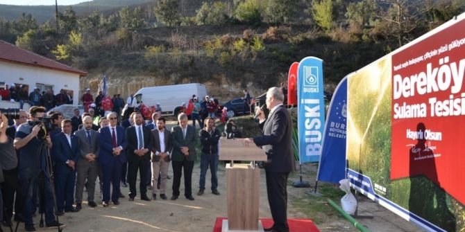 Dereköy Sulama Tesisi Tarıma Güç Katacak