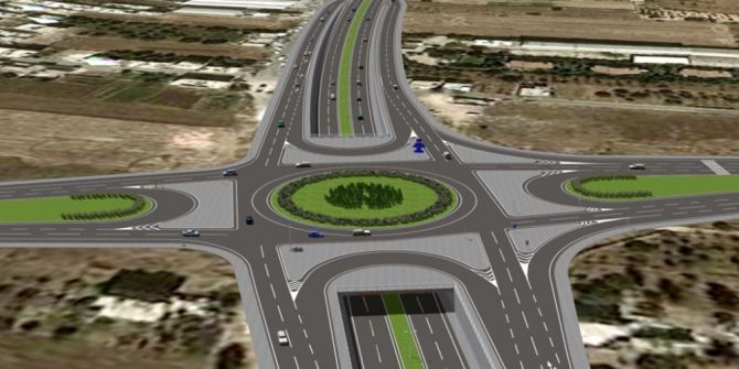 Yeşilvadi Köprülü Kavşağın Yapımına Başlandı