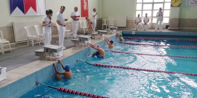 Küçükle Yüzme Yarışmaları Tamamlandı