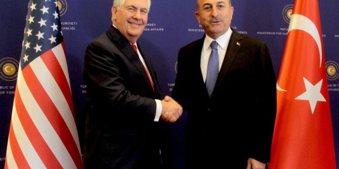 Bakan Çavuşoğlu, Abd’li Mevkidaşı Tillerson İle Bir Araya Geldi