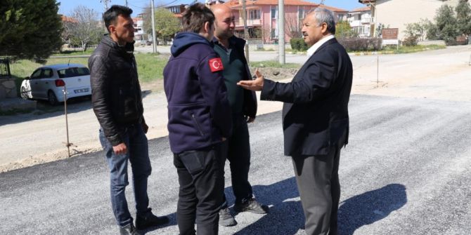 Başkan Uysal Ören-akçay Yolunu Kontrol Etti