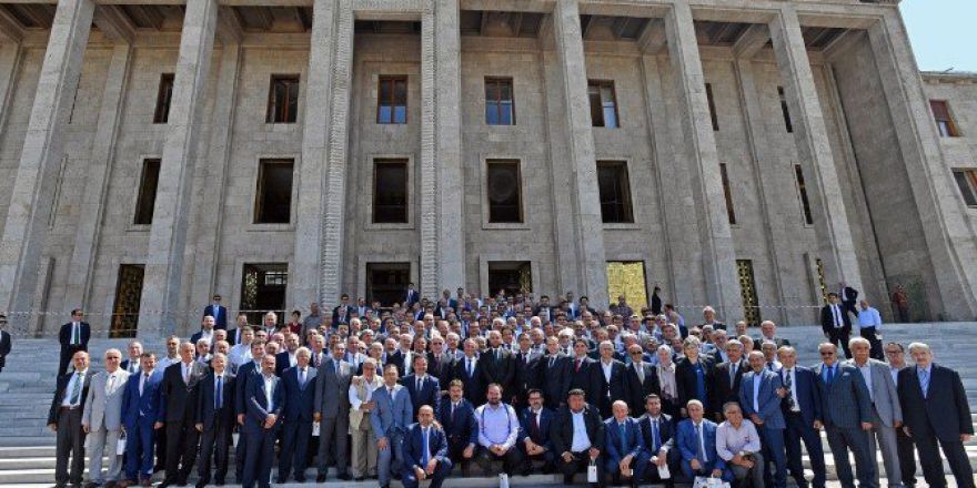 Tgtv Üyeleri Tbmm Başkanı Kahraman’a Geçmiş Olsun Ziyaretinde Bulundu