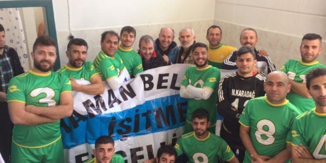Adıyaman Belediyesi İşitme Engelliler Takımı Pazar Günü Yapılacak Maça Hazır
