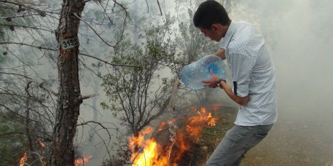 Manavgat’ta Orman Yangını