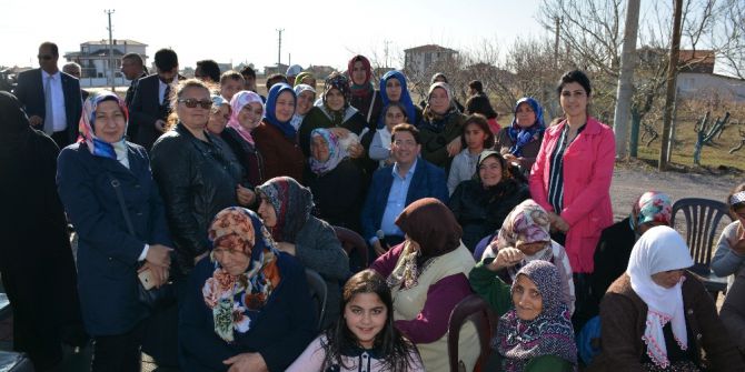 Başkan Yazgı, Referandum Çalışmalarını Sürdürdü