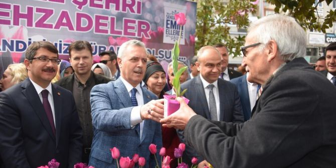 Şehzadeler’den Vatandaşlara 2 Bin Adet Lale Soğanı