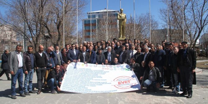 Ardahan Stk’lardan ’Evet ’ Desteği