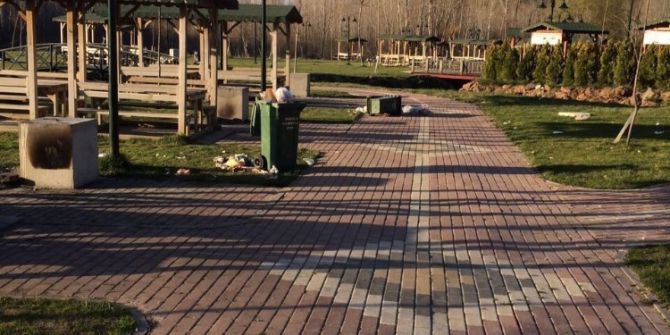 Türbin Mesire Yeri’nde Üzen Görüntüler