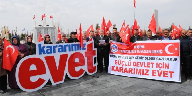 Vatan Şehitleri Ve Gazileri Derneği ’Evet’ Dedi