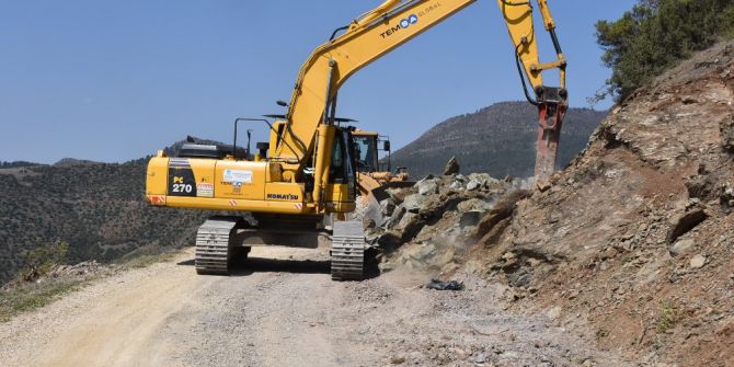 Dursunbey Hondular Yolunda Genişletme Çalışması