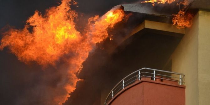 Erzurum’da Korkutan Yangın
