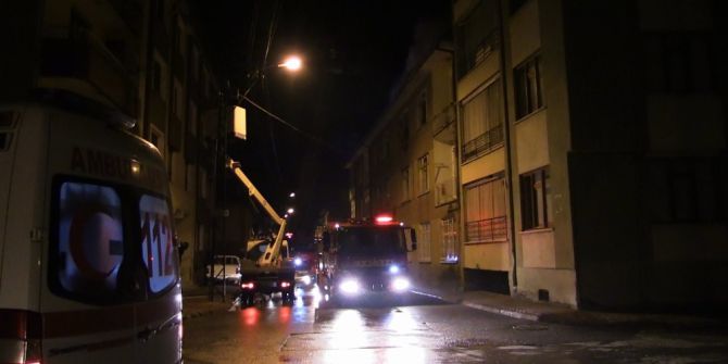 Konya’da Çatı Yangını