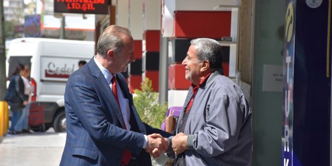 Başkan Atabay, Esnaf Ziyaretinde