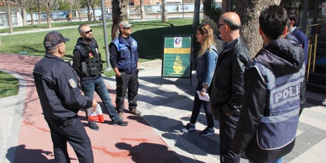 Malatya’da 59 Okulda Asayiş Uygulaması Yapıldı