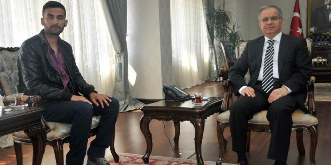 El-bab Gazisinden Vali Tapsız’a Ziyaret