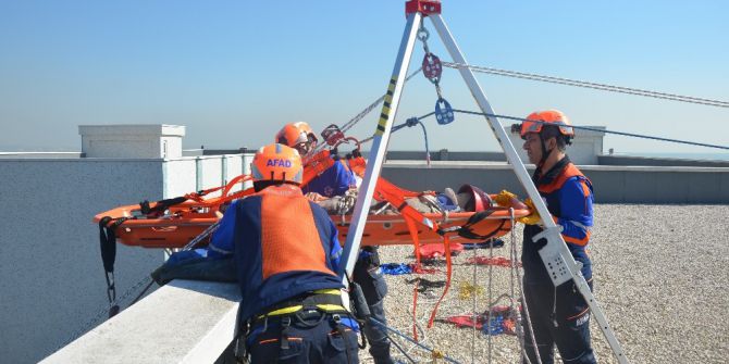 Afad’dan Nefes Kesen Tatbikat