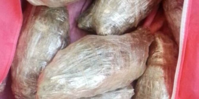 Hurç İçinde 11 Kilo Esrar Ele Geçirildi