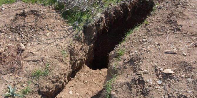 Tokat’ta Defineciler Horoztepe Höyüğü’nde Kaçak Kazı Yaptı