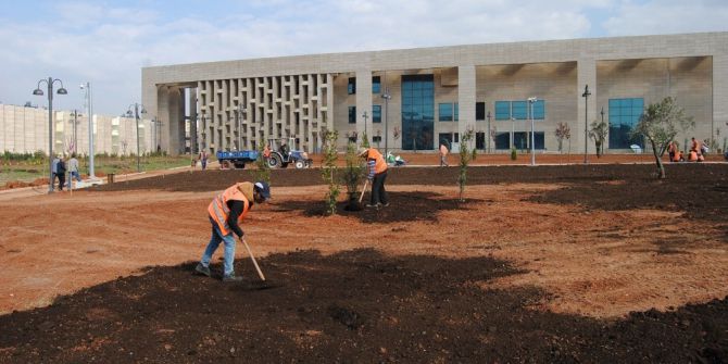 Haleplibahçe Parkı Bahara Hazırlandı