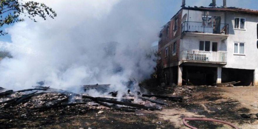 Kastamonu’da Anız Ateşi Üç Evi Yaktı