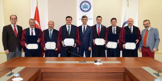 Eskişehir Milli Eğitim Müdürleri Esogü’de Mezuniyet Cübbesi Giydi