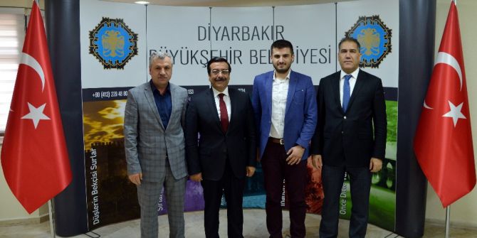 15 Temmuz Gazisinden Başkan Atilla’ya Ziyaret