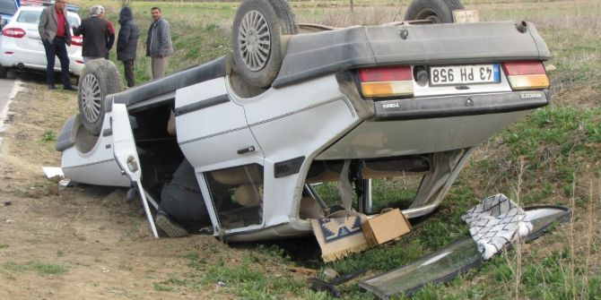 Hisarcık’ta Trafik Kazası: 1 Yaralı