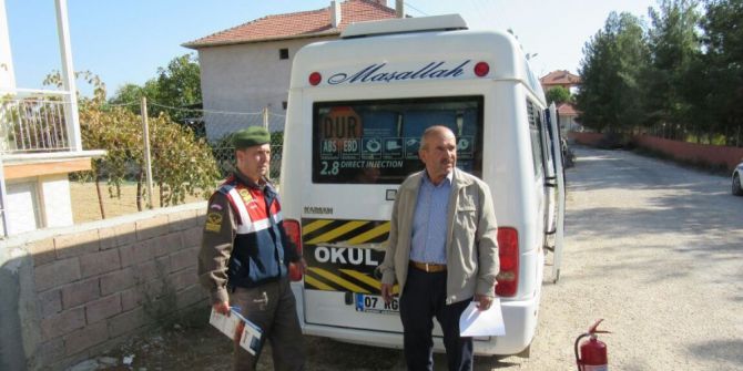 Jandarmadan Okul Servislerine Denetim