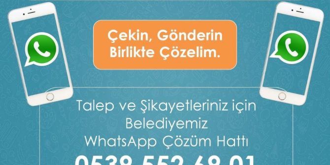 Çaldıran Belediyesinden Whatsapp Hattı