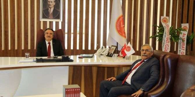 Başkan Karaaslan’dan, Rektör Bağlı’ya Ziyaret