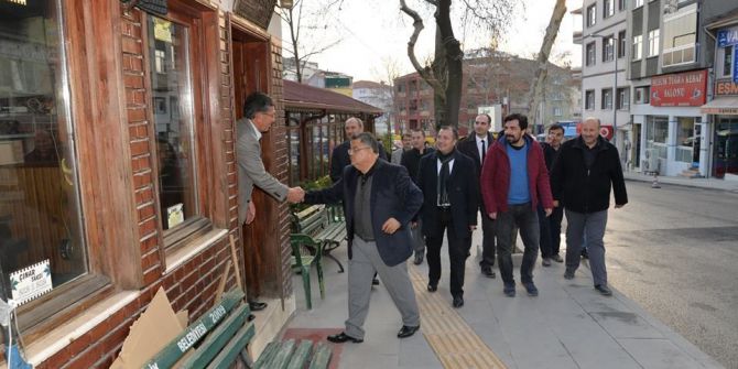 Başkan Yağcı’nın Esnaf Ziyareti