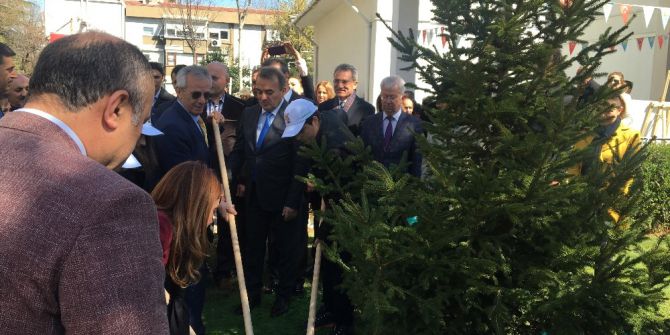 Bakan Eroğlu: Ataköy’de Fidan Dikim Törenine Katıldı