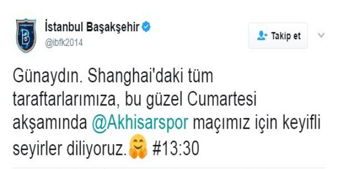 Medipol Başakşehir’den "13.30" Tepkisi