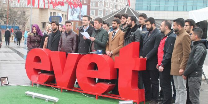 Erzurum Gençlik Platformu, Referandum Oyunu Açıkladı