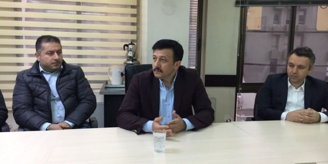 Ak Partili Hamza Dağ İzmir’de ’Referandum’ Mesaisinde