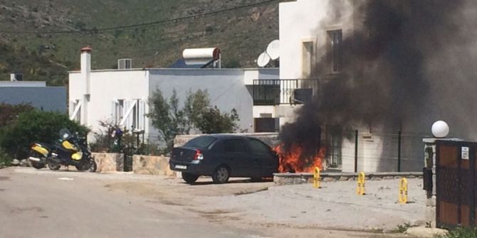 Park Ettikten 15 Dakika Sonra Alev Topuna Döndü