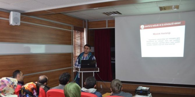 Gerger’de ‘İş Sağlığı Ve Güvenliği’ Eğitimi Verildi