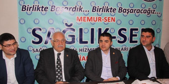 Milletvekili Erdoğan’dan Sağlık-sen’e Ziyaret