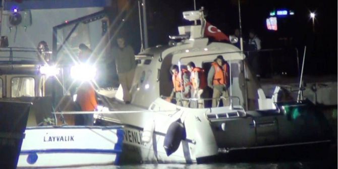 Yangın Çıkan Balıkçı Teknesini Sahil Güvenlik Kurtardı