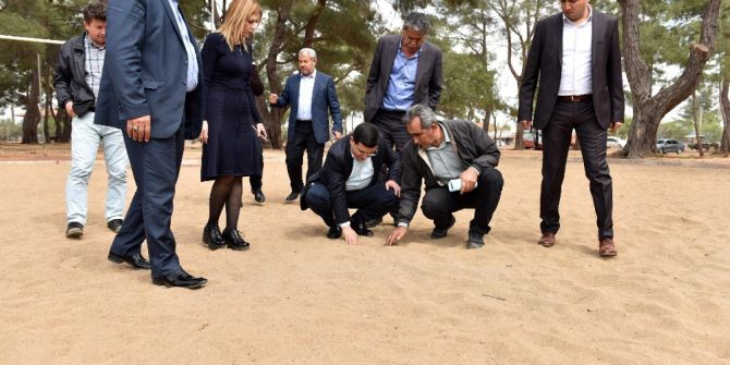 Kirişçiler’e Kum Futbol Sahası