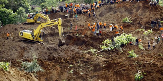 Endonezya’da Toprak Kayması