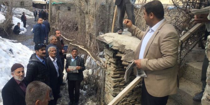 Bahçesaray’da Zorlu Referandum Çalışmaları