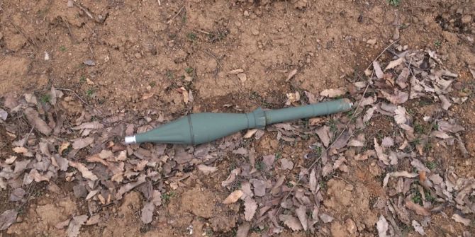 Şemdinli’de At4 Lav Lançeri Ele Geçirildi