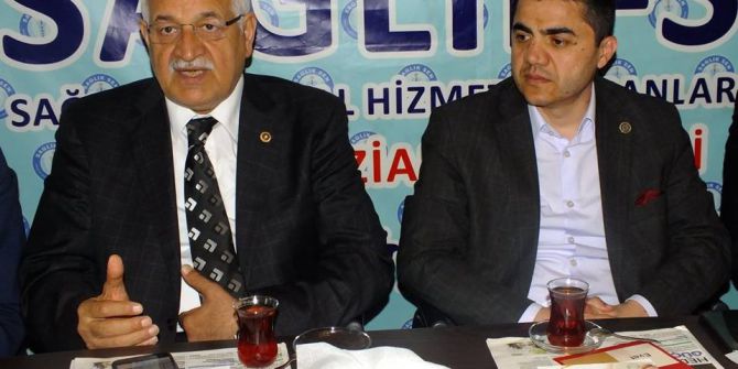 Milletvekili Erdoğan’dan Sağlık-sen’e Ziyaret