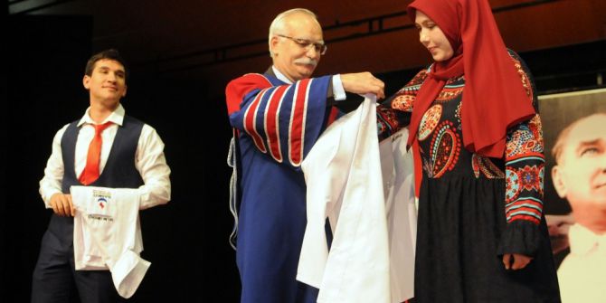 Sanko Üniversitesi Tıp Fakültesi Öğrencileri Beyaz Önlük Giydi