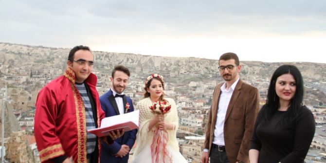 Aşıklar Tepesinde Dünya Evine Girdiler