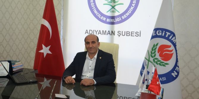 Eğitim Bir-sen Adıyaman Şube Başkanı Ali Deniz: