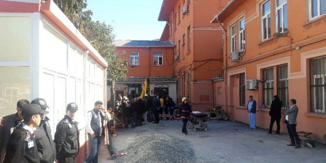 Çapa Tıp Fakültesinde Göçük