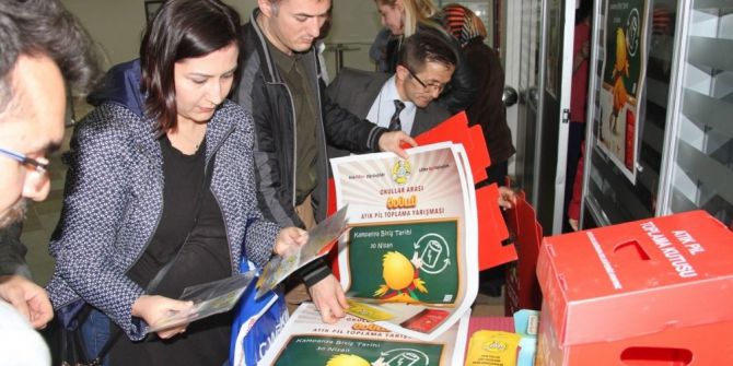 En Çok Pil Toplayan Okula Bilgisayar