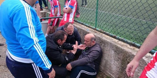 Giresun’da Amatör Maçta Olay